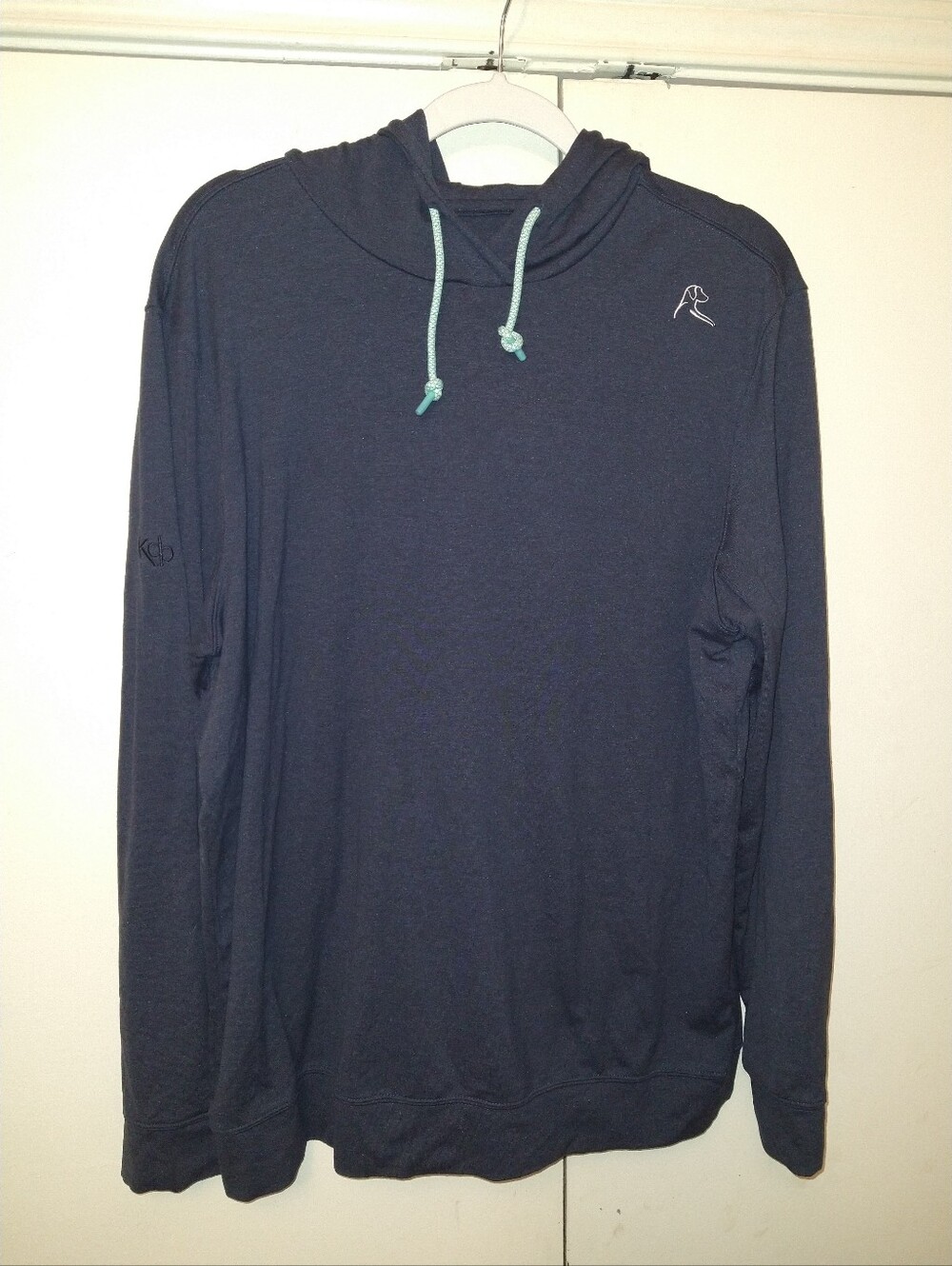 Rhoback Hesi Performance Pullover Hoodie Men's sz Medium W/Logo.